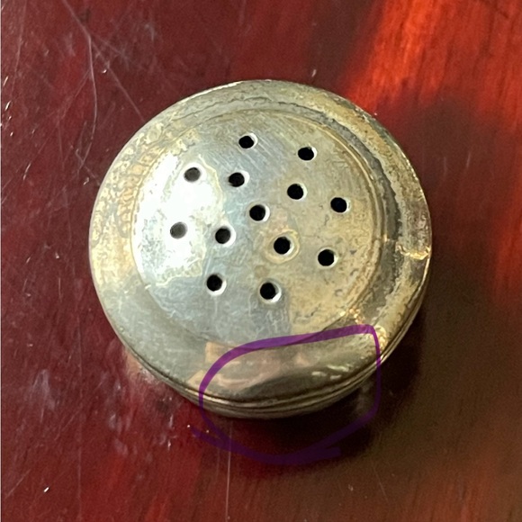 Vintage Silver Plated Art Decor Style Salt & Pepper Shaker Set 6” - Picture 9 of 10